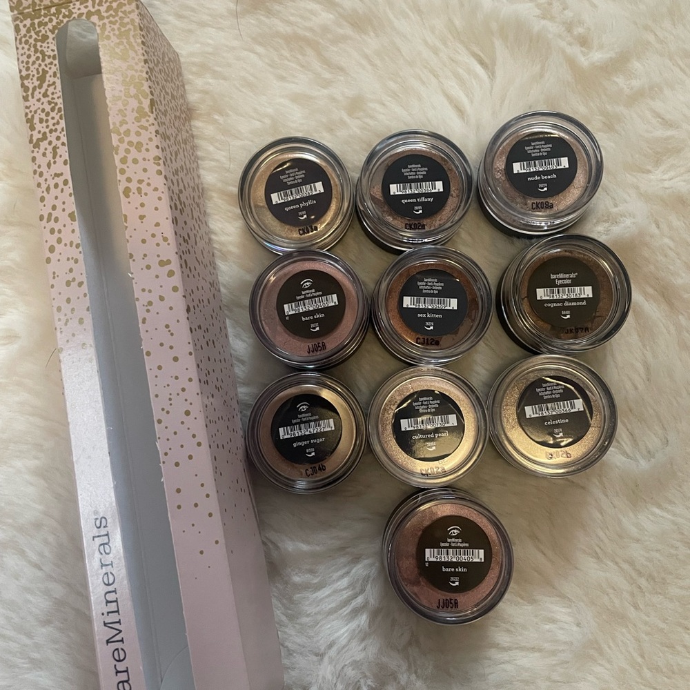 Bare Minerals set of 10 eyeshadows